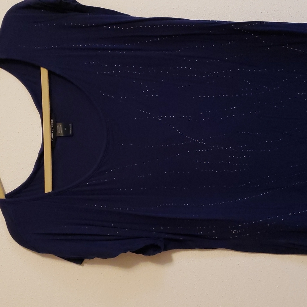 Blue and gold top